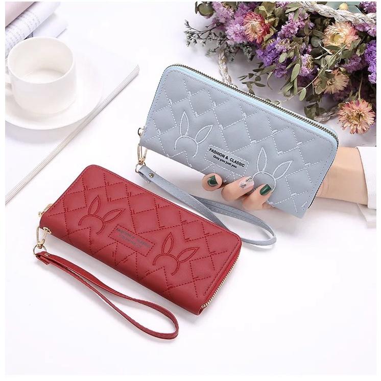 VÍ DÀI NỮ CẦM TAY ĐAN CHÉO THỎ V550 CAO CẤP KIỂU DÁNG SANG TRỌNG PHONG CÁCH HÀN QUỐC