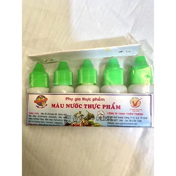 Màu thực phẩm ( sét 12lọ)