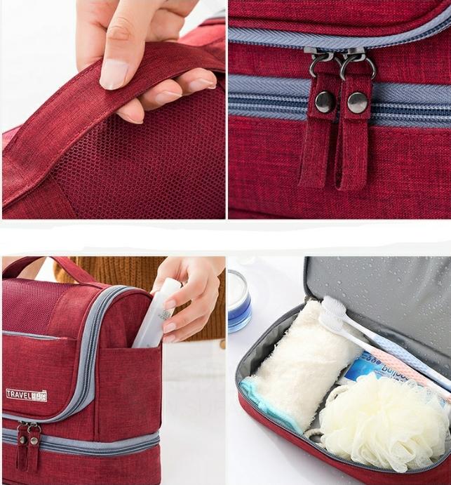 Túi Du Lịch Cao Cấp Travel Bag Nhiều Ngăn Có Quai Xách Và Móc Treo