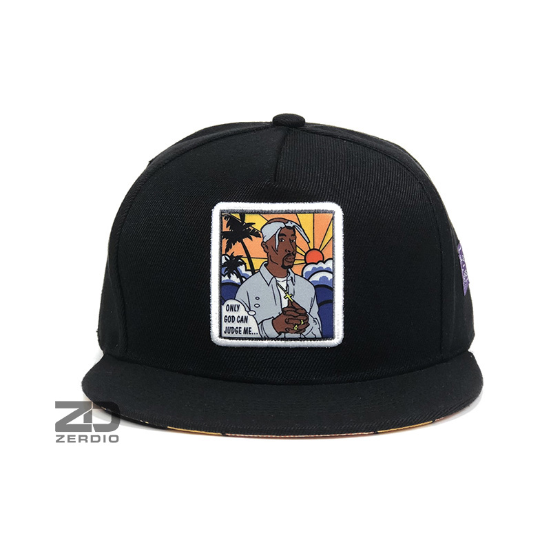 Nón Snapback hiphop nam nữ màu đen phong cách thời trang cá tính