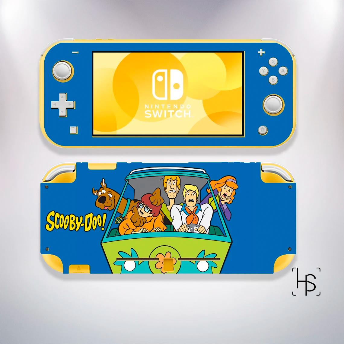 Skin decal dán Nintendo Switch Lite mẫu Scooby Doo (dễ dán, đã cắt sẵn)