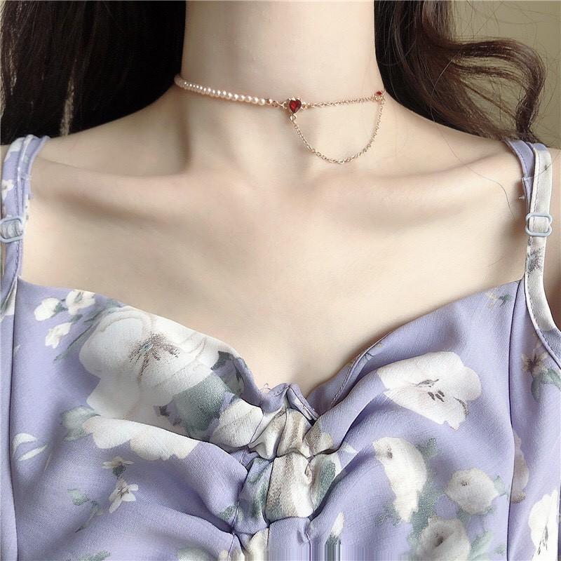 Chocker ngọc xinh xắn CK794 mayconner