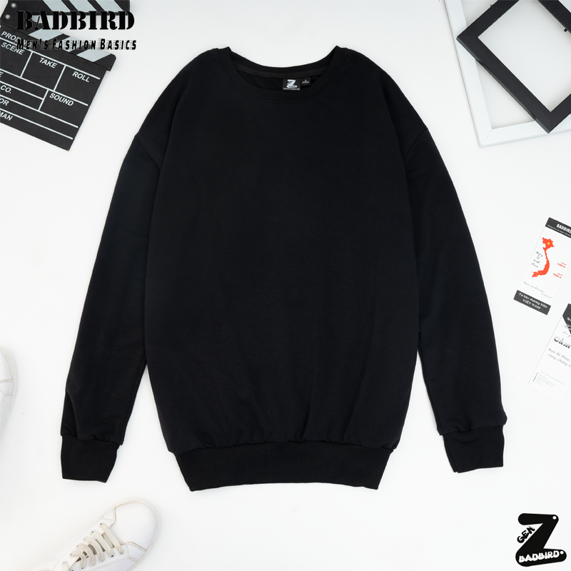 Áo Thun Dài Tay Unisex nam nữ form rộng Oversize, Sweater chất nỉ da cá cao cấp trơn basic, GENZ, Thương hiệu Việt