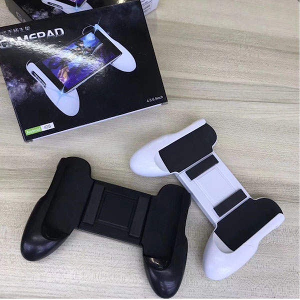 Tay Cầm Chơi Game Gamepad Hỗ Trợ Chơi Game Trên Điện Thoại Có Giá Đỡ (Trắng) - Hàng Nhập Khẩu