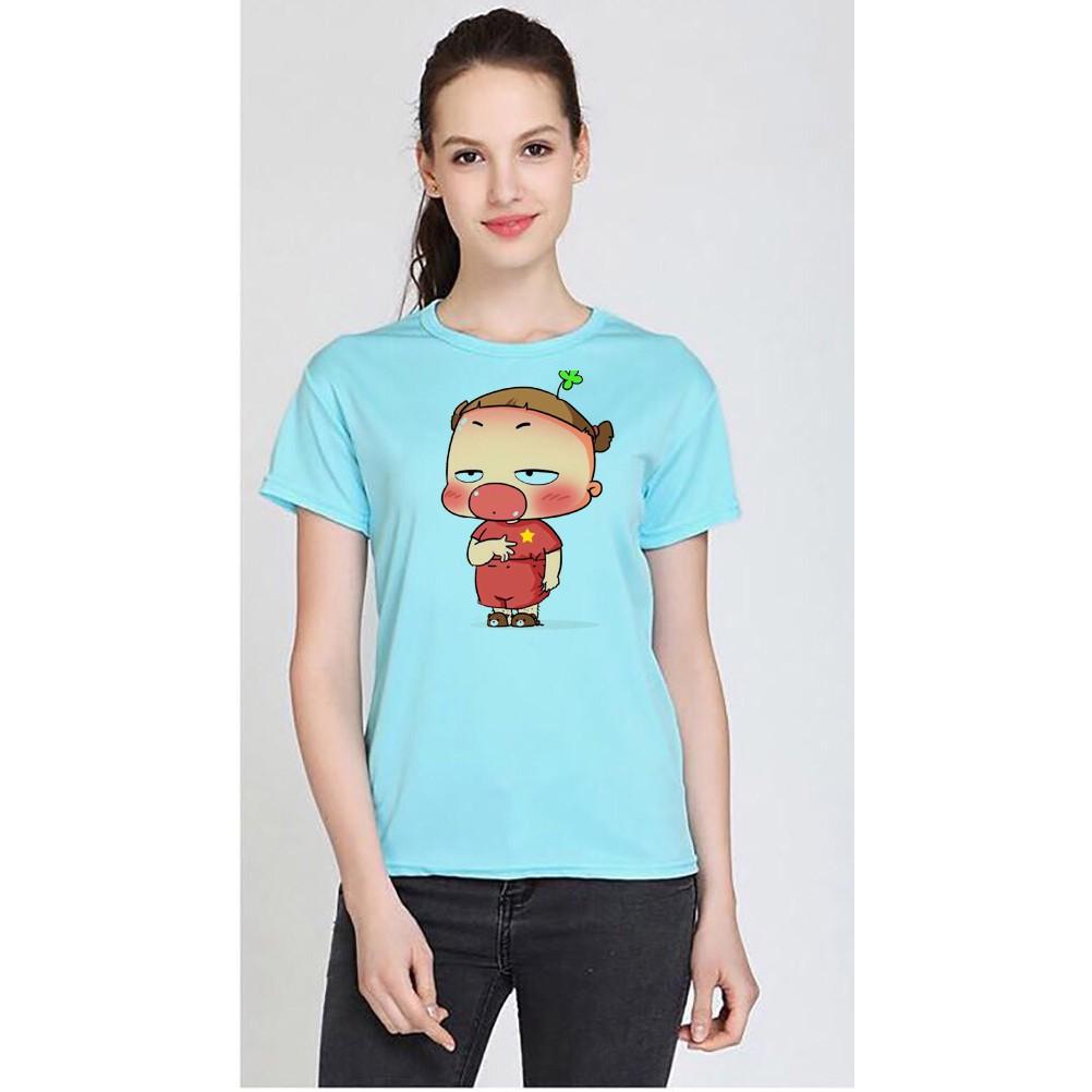 Áo thun nữ in hình dễ thương vải dày và mềm mịn ATNK1169