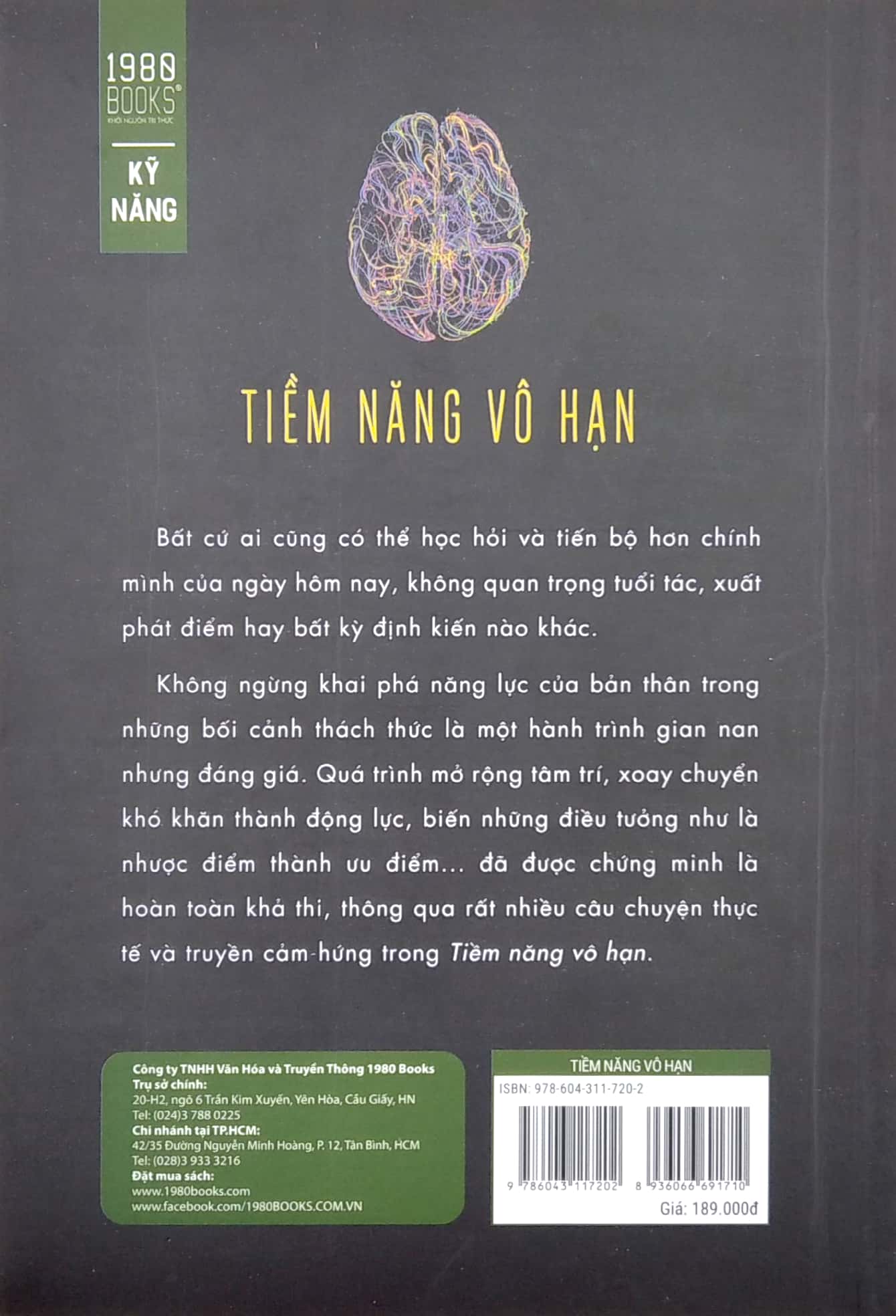 Tiềm Năng Vô Hạn - Mở Rộng Tâm Trí, Phá Vỡ Các Rào Cản Và Làm Chủ Tương Lai Của Bạn