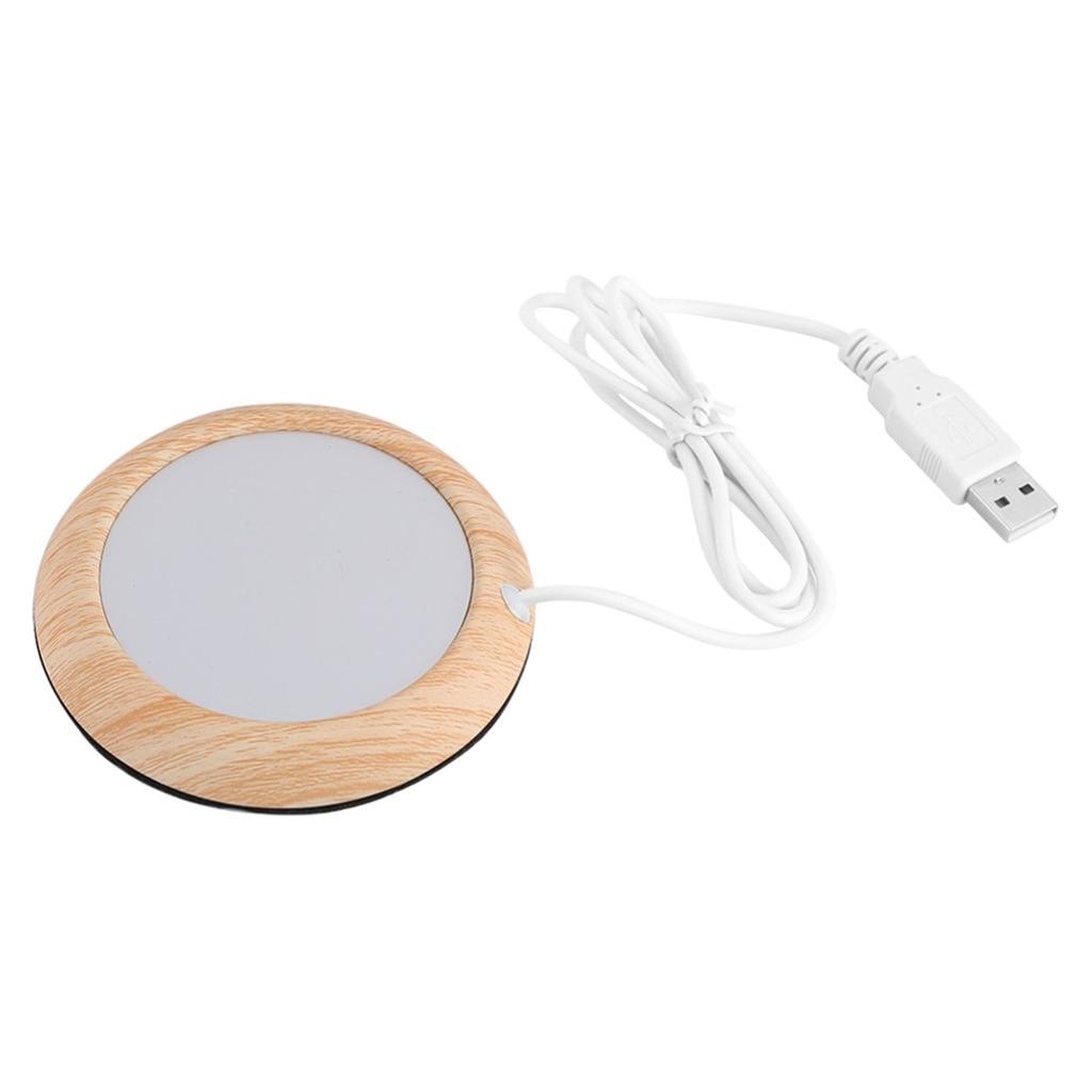 Ceramic Glass Cup Warmer Heat Tea Mug Mat Coaster Keep Coffee Warm Heater 5W