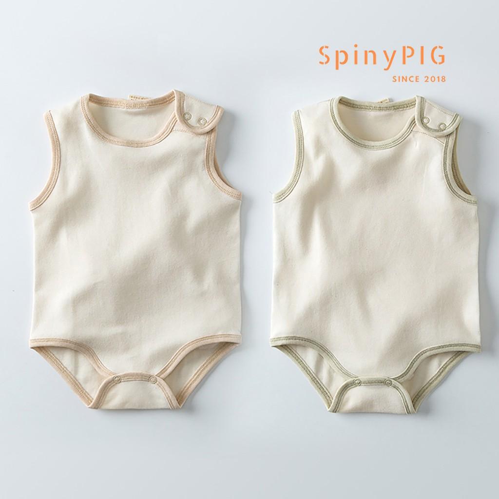 Quần áo sơ sinh 0-2 tuổi 100% cotton hữu cơ tự nhiên không chất tẩy nhuộm an toàn cho bé kiểu dáng đơn giản