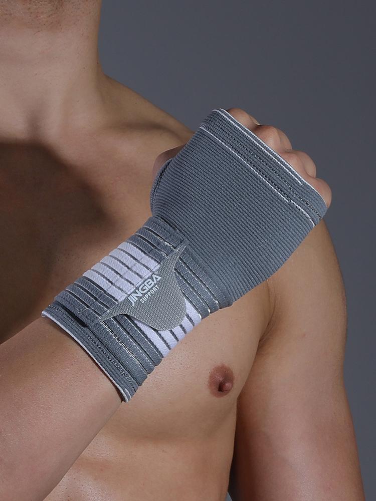 1 Dây Đeo Cổ Tay Hỗ Trợ Nén Dây Đeo Tập Thể Hình, Cử Tạ 7214 Color: Light Grey Size: XL