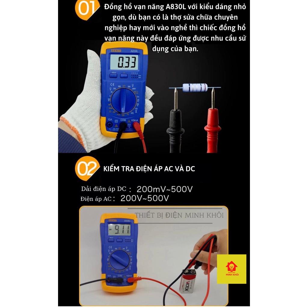 Đồng hồ vạn năng kỹ thuật số Digitel Multimeter A830L, đồng hồ điện tử,máy đo vạn năng, đo điện