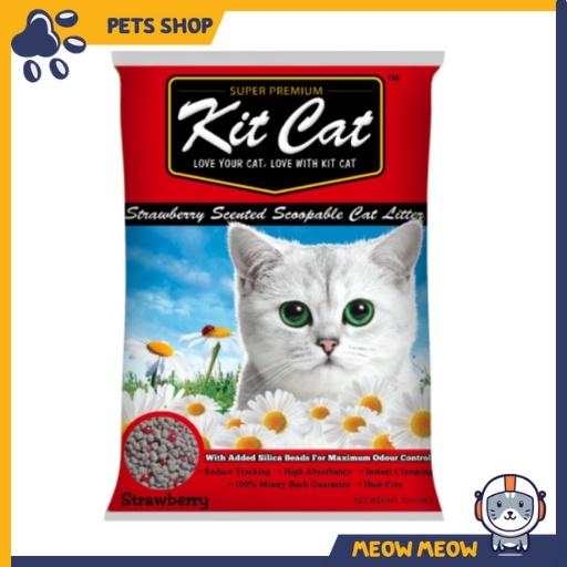 Cát vệ sinh cho mèo KITCAT Plumping 10L - Cát KITCAT cho mèo xuất sứ singapore