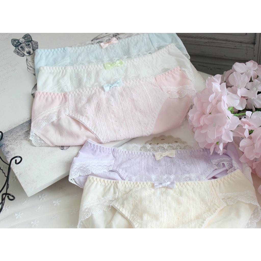 Quần Lót Nữ Cotton Phủ Ren Dệt Thủ Công Xuất Đông Âu . Hàng Loại Đep