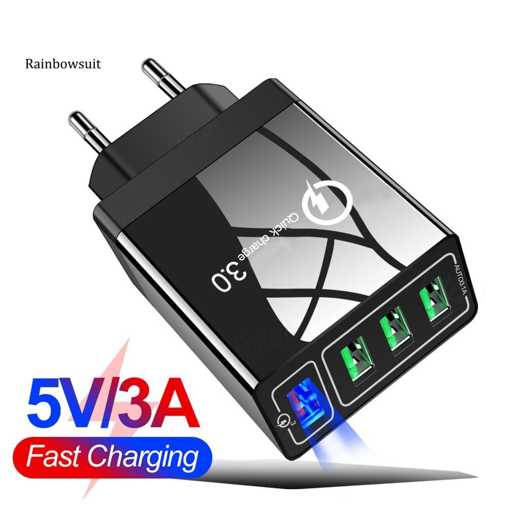 Bộ sạc nhanh 4 cổng Usb 48w Qc3.0