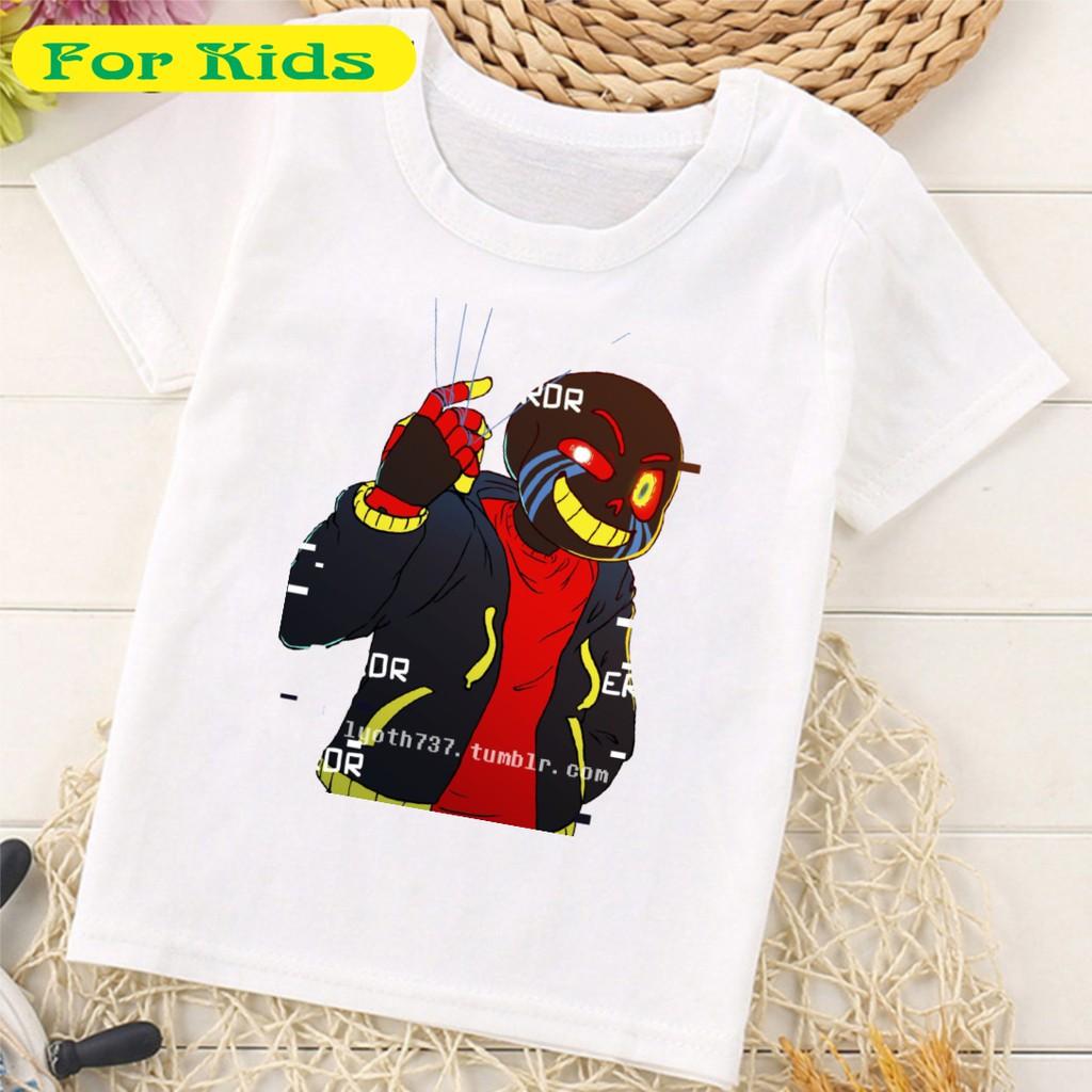 Áo in hình sans undertale cho bé trai bé gái cực hot có đủ size