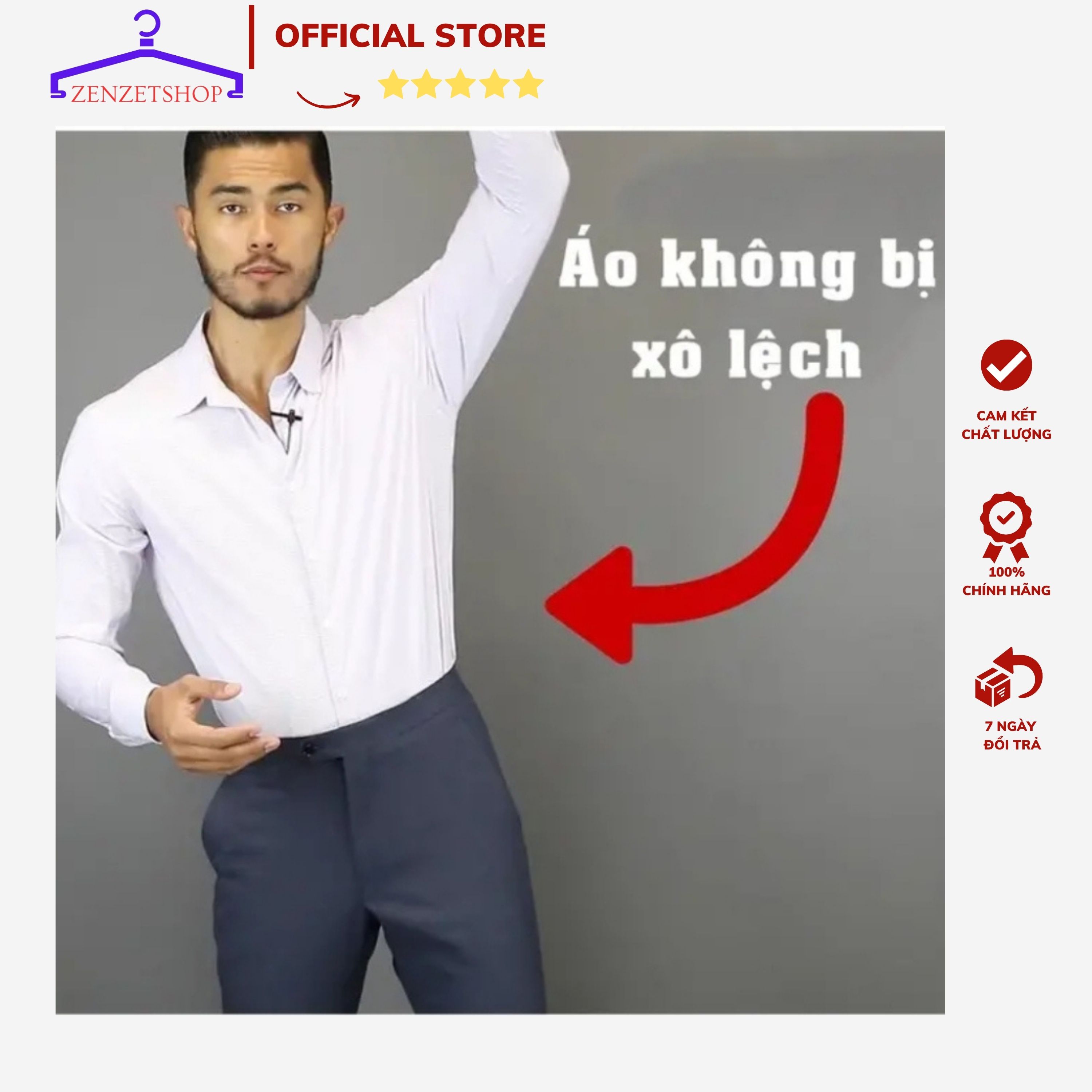 Dây Đai Giữ Áo Sơ Mi khi Sơ Vin thẳng đẹp có hộp Shirt Stay-dây nịt khít áo sơ mi co giãn cho nam nữ ZENZETSHOP PK02