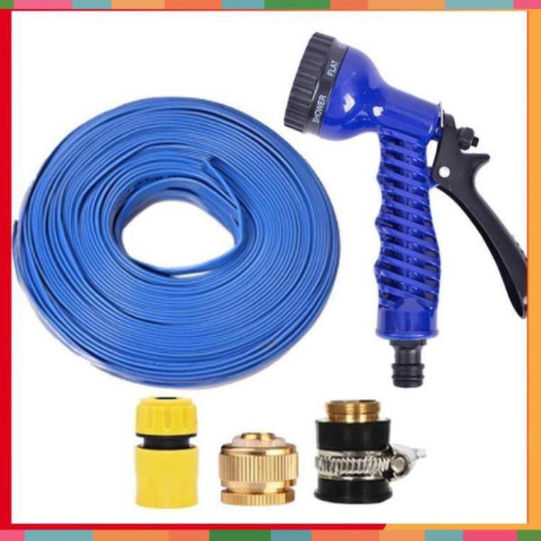 Bộ dây và vòi xịt tăng áp lực nước,rửa xe, tưới cây 15m 206843