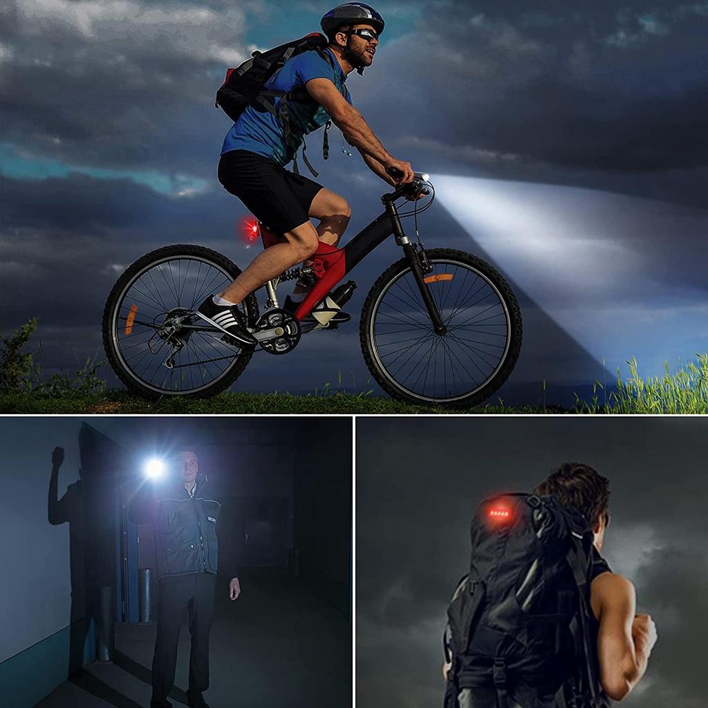 Đèn LED Gắn Đuôi Xe Đạp Có Thể Sạc Lại