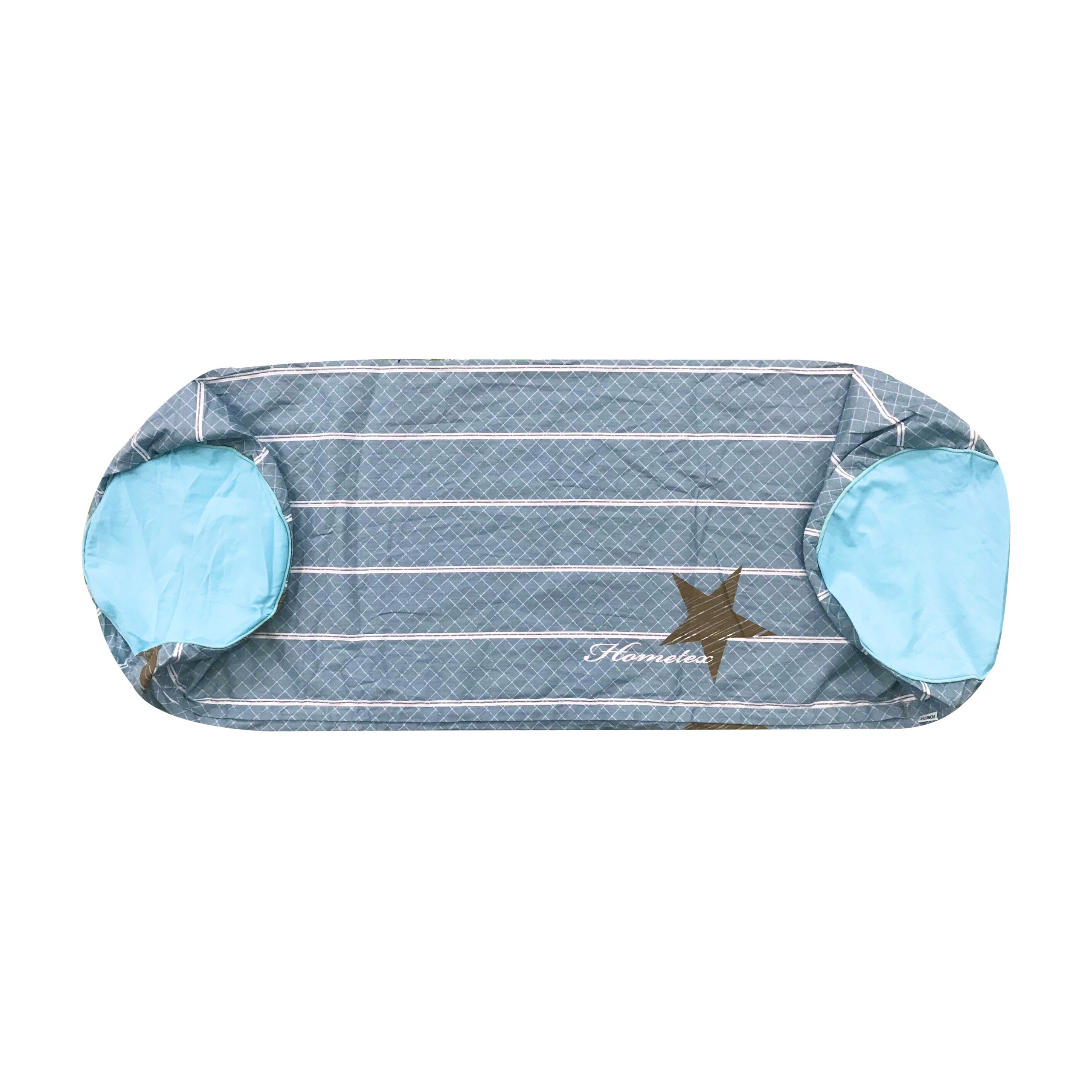 Áo gối ôm dây kéo phối cotton hoa Hometex - Giao màu ngẫu nhiên