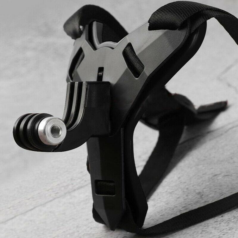 2x Helmet Chin Mount Holder For GoPro 8/7/6/5 Sports Camera Black