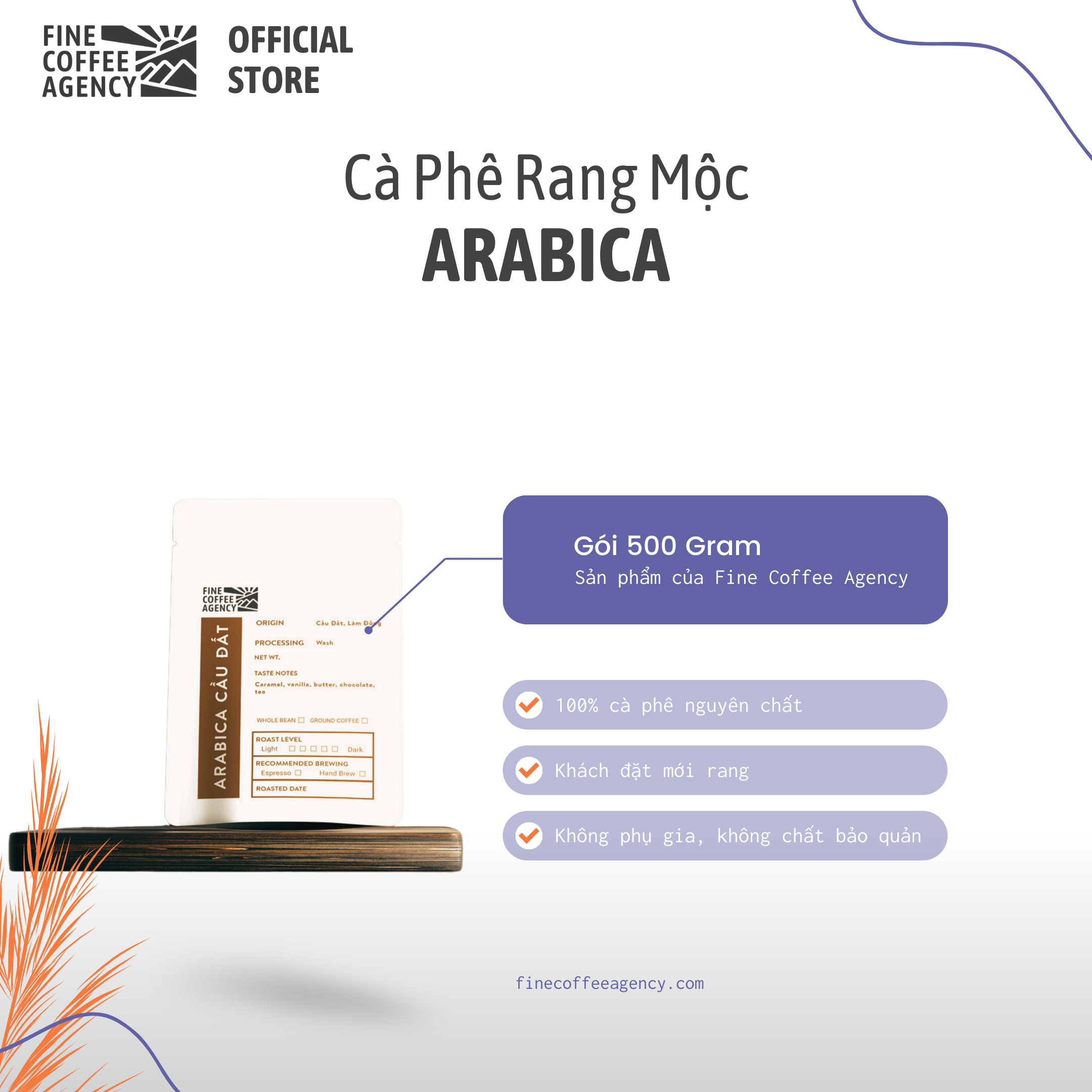 Cà phê Arabica Cầu Đất
