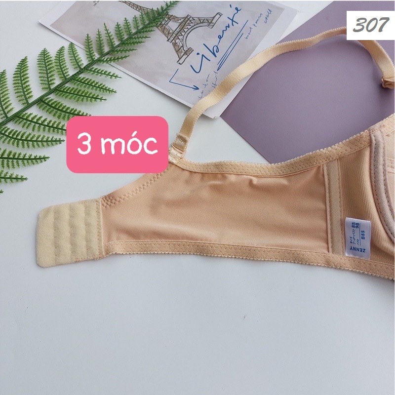 Áo Lót Nữ Mỏng Trơn Có Gọng Cúp Ngang Cài Sau 3 Móc Zenny 307 – Êm Ái, Tôn Dáng, Phong Cách