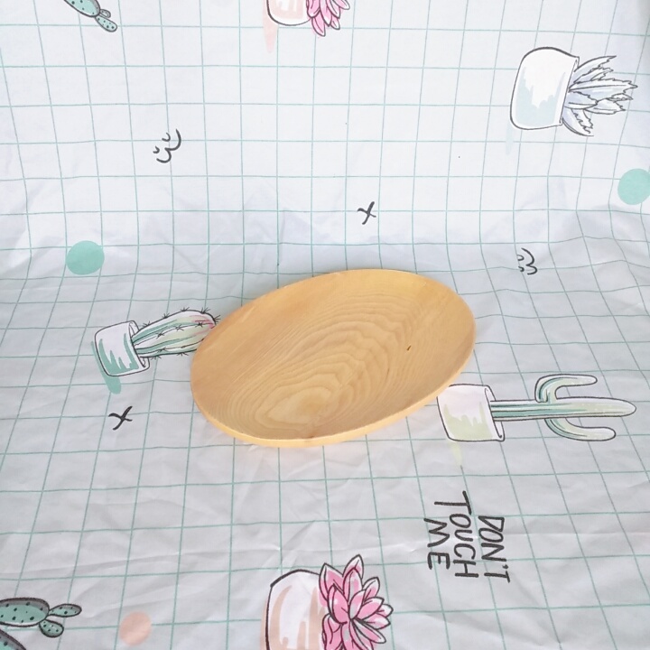 Khay gỗ Tần Bì Oval nhỏ đựng trà, bánh, khay phục vụ