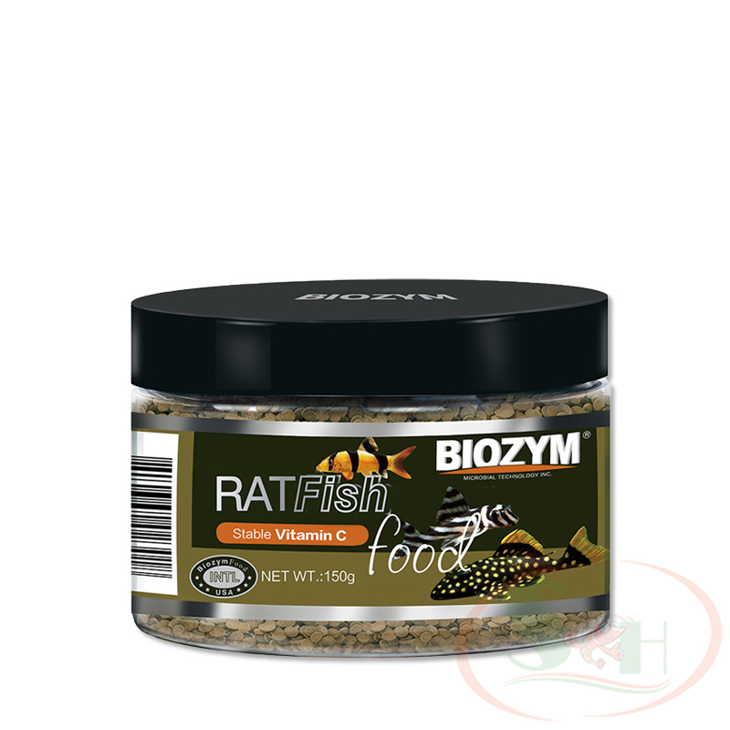 Thức ăn cá Biozym Ratfish Food viên chìm tầng đáy bể cá tép pleco chuột cảnh