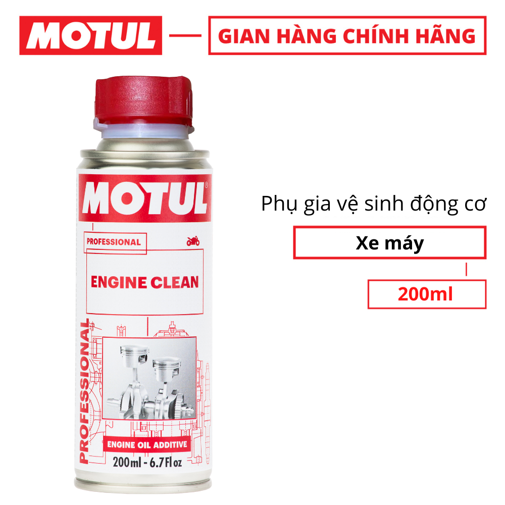 Phụ gia vệ sinh động cơ xe máy - ENGINE CLEAN MOTO 200ml