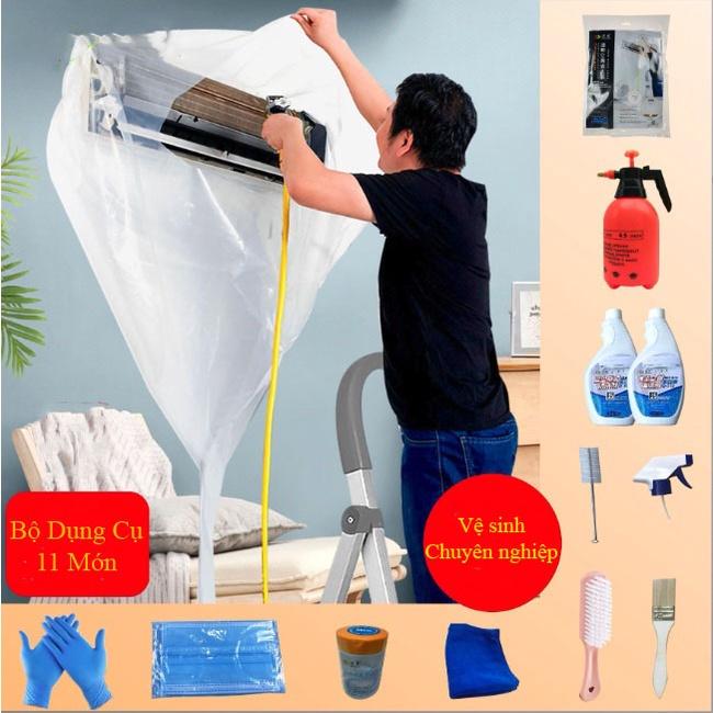 Combo 11 chi tiết Dụng Cụ Vệ Sinh Máy Lạnh chuyên dụng ️ FREESHIP ️