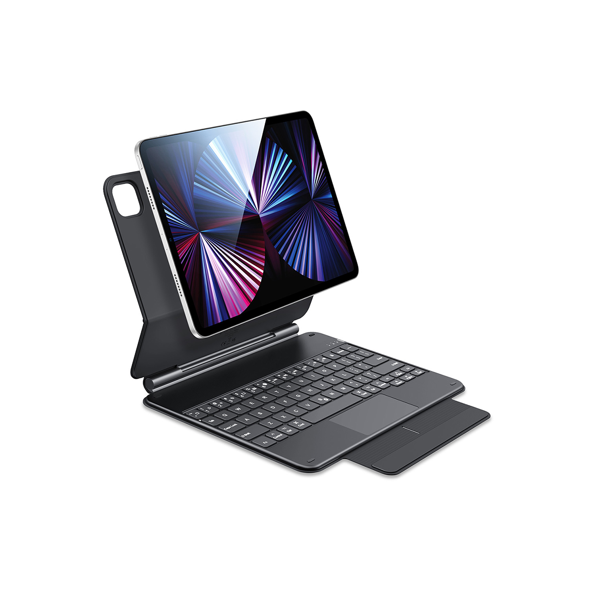 Bao da kèm bàn phím ESR Magnetic Rebound dành cho iPad màu đen - Hàng chính hãng