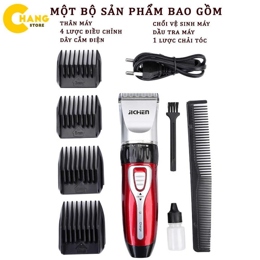 Tông Đơ Cắt Tóc Gia Đình Jichen JC-0817 + Tặng 1 Bộ Kéo Cắt Và Tiả Tóc