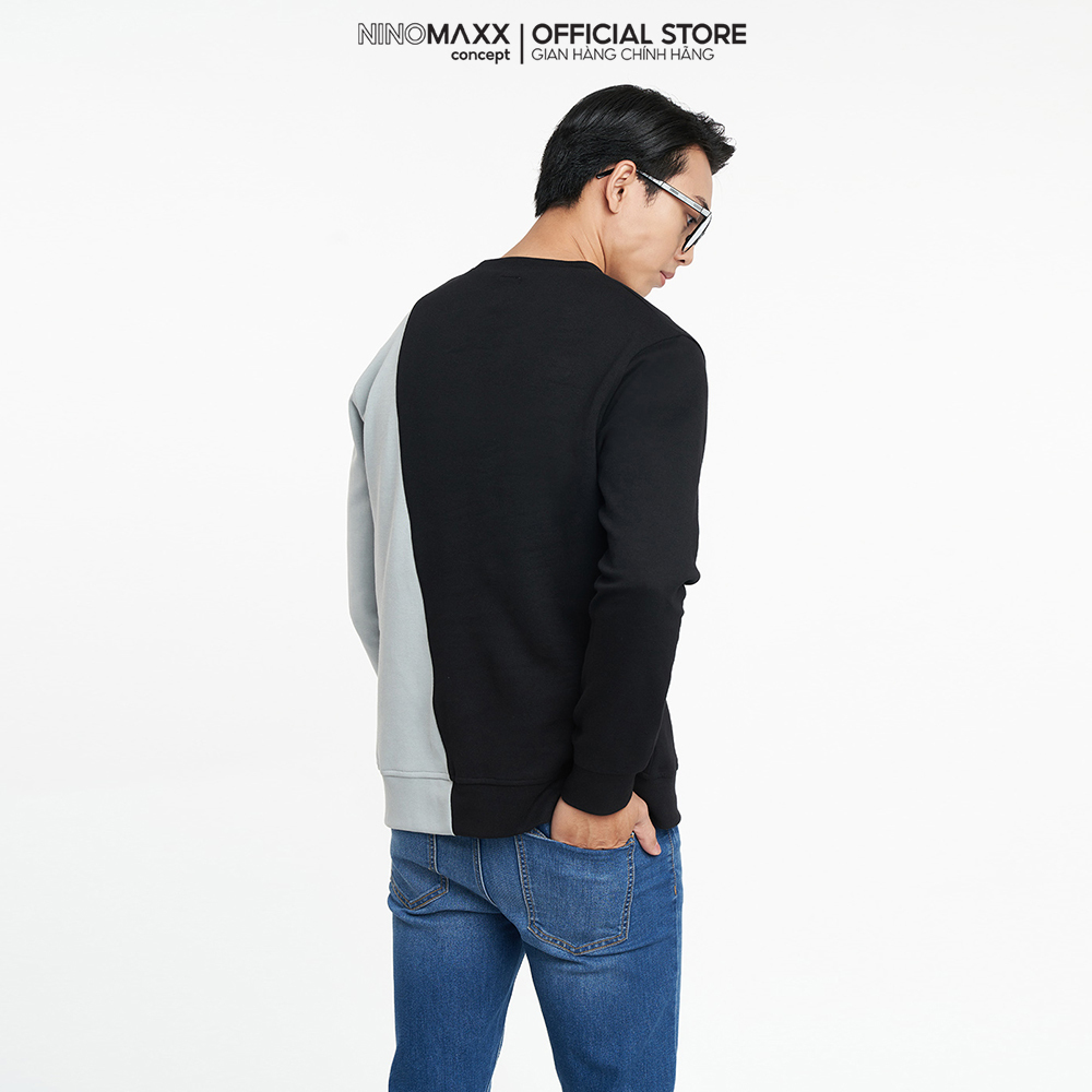 NINOMAXX Áo hoodie Nam tay dài vải cotton 2204001