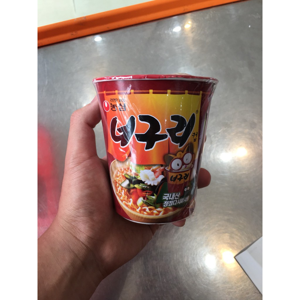 Combo 3 Mì Ly Ăn Liền Neoguri Cay Nongshim Hàn Quốc