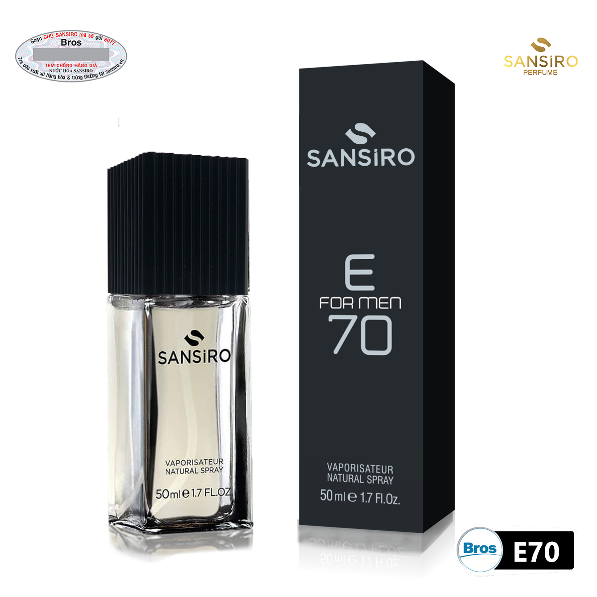E70 - Nước hoa Sansiro 50ml cho nam
