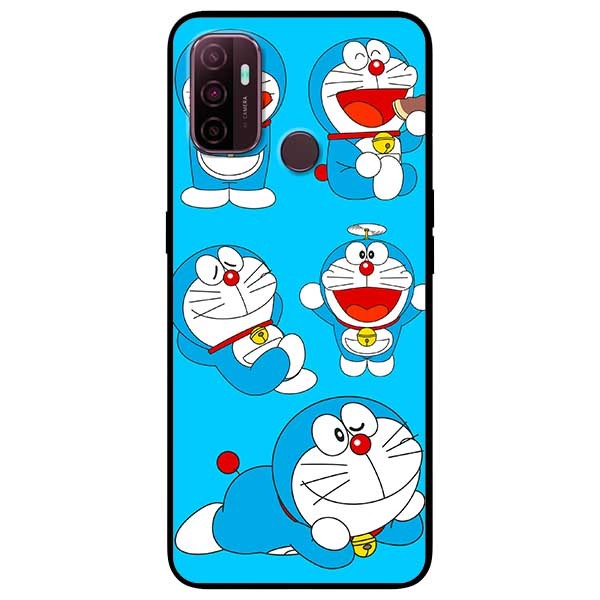 Ốp lưng dành cho Oppo A53 mẫu Mèo Do Ra Mon