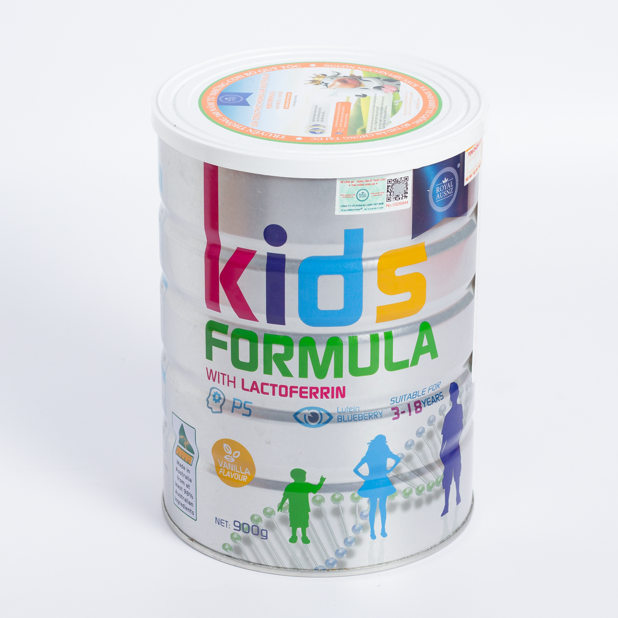 Sữa Bột Hoàng Gia Úc Royal Ausnz Kids Fomula Bổ Sung Dưỡng Chất Cho Trẻ Từ 3 Tuổi Trở Lên 900G