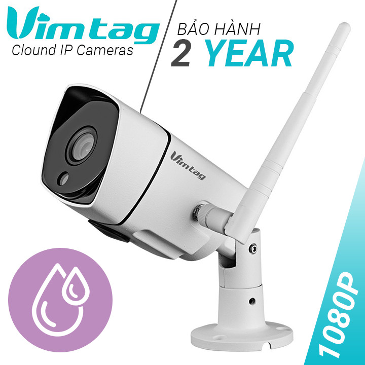 Camera IP WiFi Ngoài Trời cao cấp chính hãng số 1 USA-Vimtag B3-S FullHD 1080P