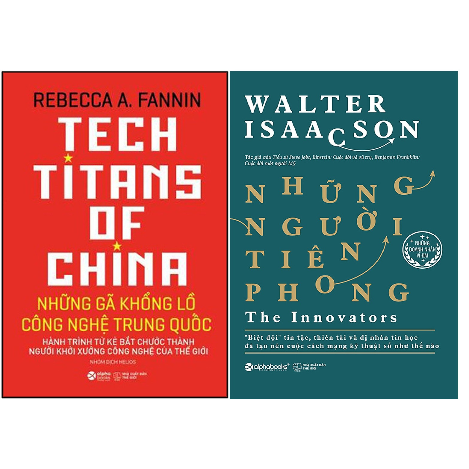 Combo Sách Công Nghệ: Những Người Tiên Phong + Những Gã Khổng Lồ Công Nghệ Trung Quốc