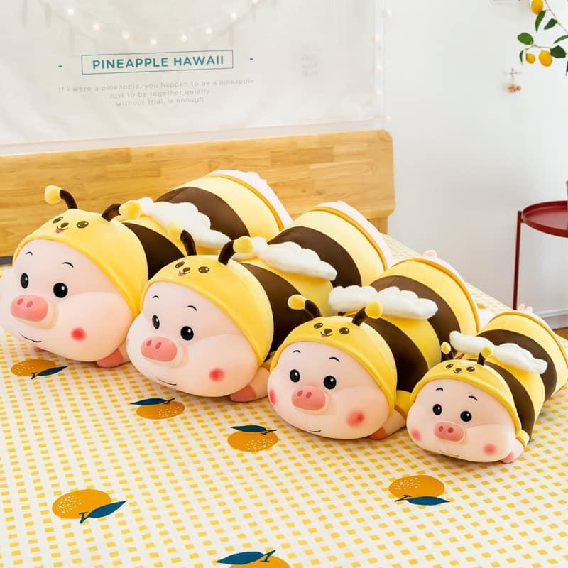 Gấu Bông Con Ong Gối ôm Baby Mềm Mịn - Thú Nhồi Bông - Chất Liệu Lông Nhung Mềm Mịn Co Dãn 4 Chiều