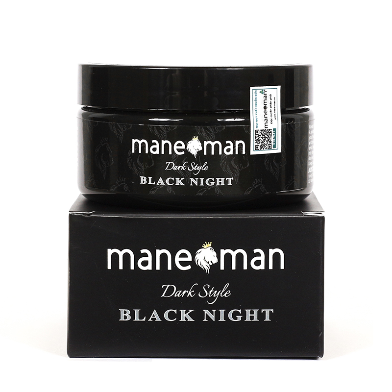 Sáp vuốt tóc nhuộm mầu đen tạm thời Mane Man Black Night nhập khẩu Úc