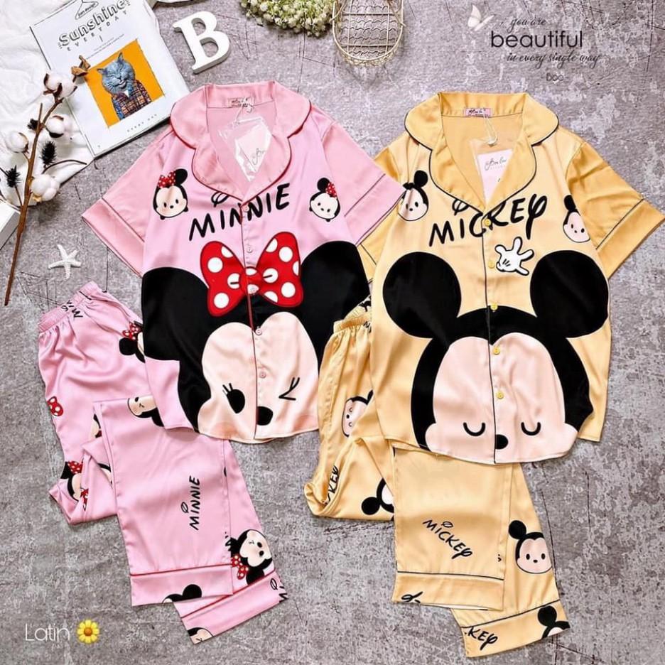 Freeship  Đồ Mặc Nhà Pijama Lụa Latin TN Quần Dài Freesize - HÀNG CAO CẤP