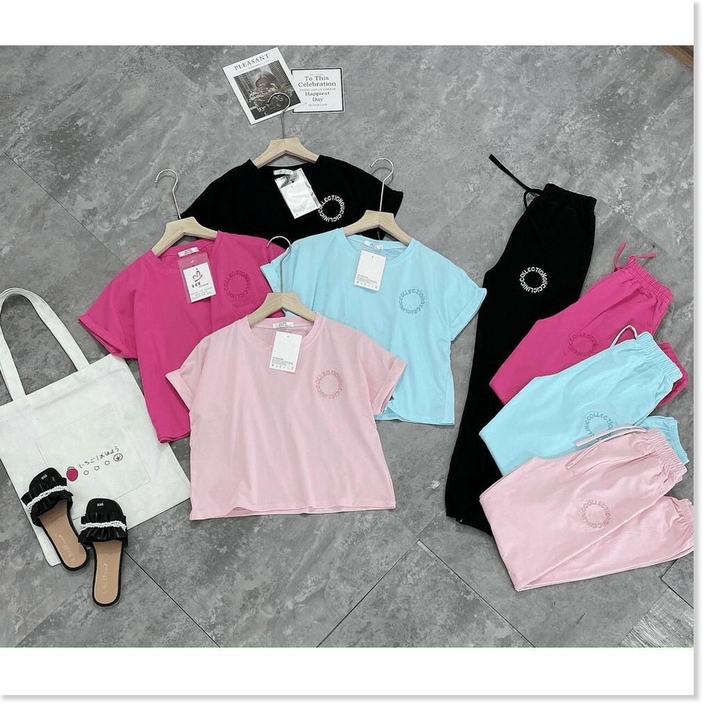 SET BỘ THUN TAY NGẮN,QUẦN DÀI NỮ NHIỀU MÀU XINH XẮN HỢP CHO MÙA HÈ THỜI TRANG VINA 1HIT FASHION