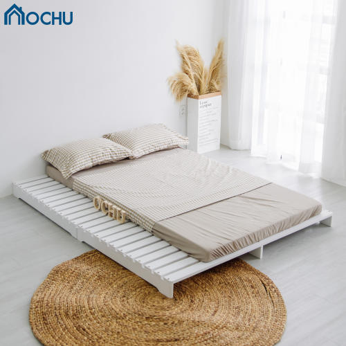 Giường Ngủ Pallet Gỗ Thông OCHU - Pallet Bed - White