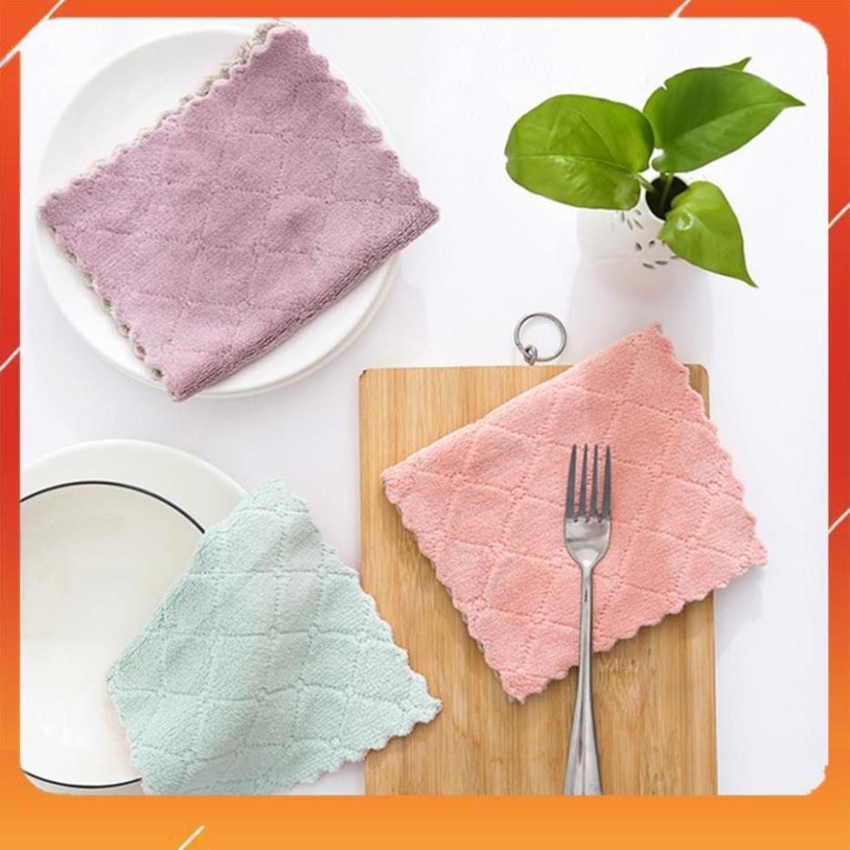 Khăn Lau Tay Nhà Bếp, Túi 10 Chiếc Tiện Dụng