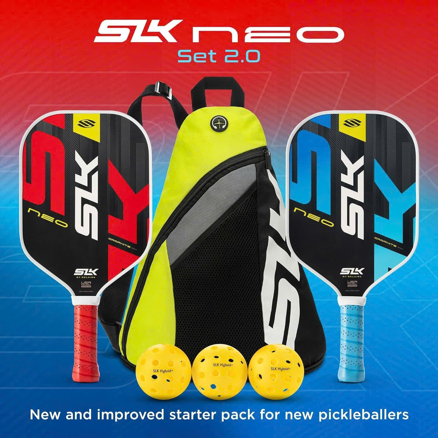 Set vợt Pickleball SLK Neo 2.0 Hàng chính hnagx