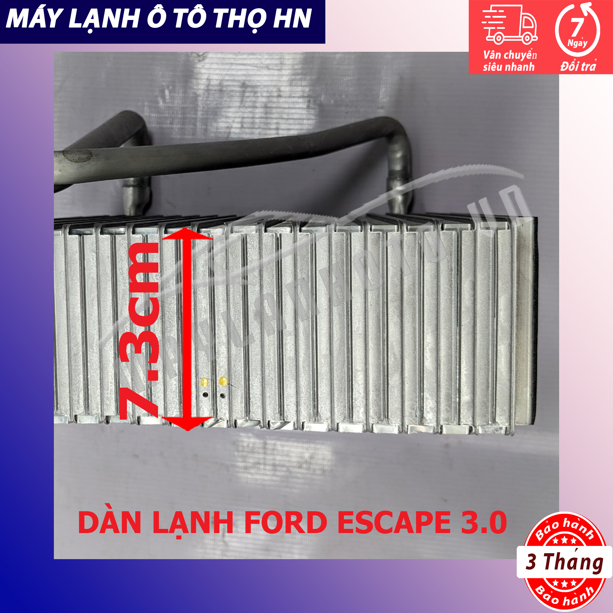 Dàn (giàn) lạnh Ford Escape 3.0 2001 2002 2003 2004 2005 2006 2007 Hàng xịn Thái Lan 01 02 03 04 05 06 07