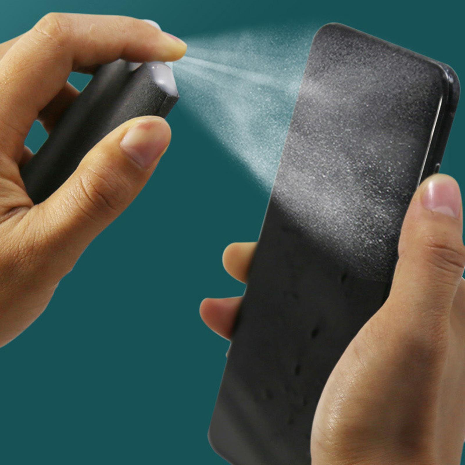 Phone Screen Cleaner Spray Screen Cleaning Microfiber Cloth Portable Touchscreen Mist Cleaner for Mobile Phone Computer Tablet Laptop