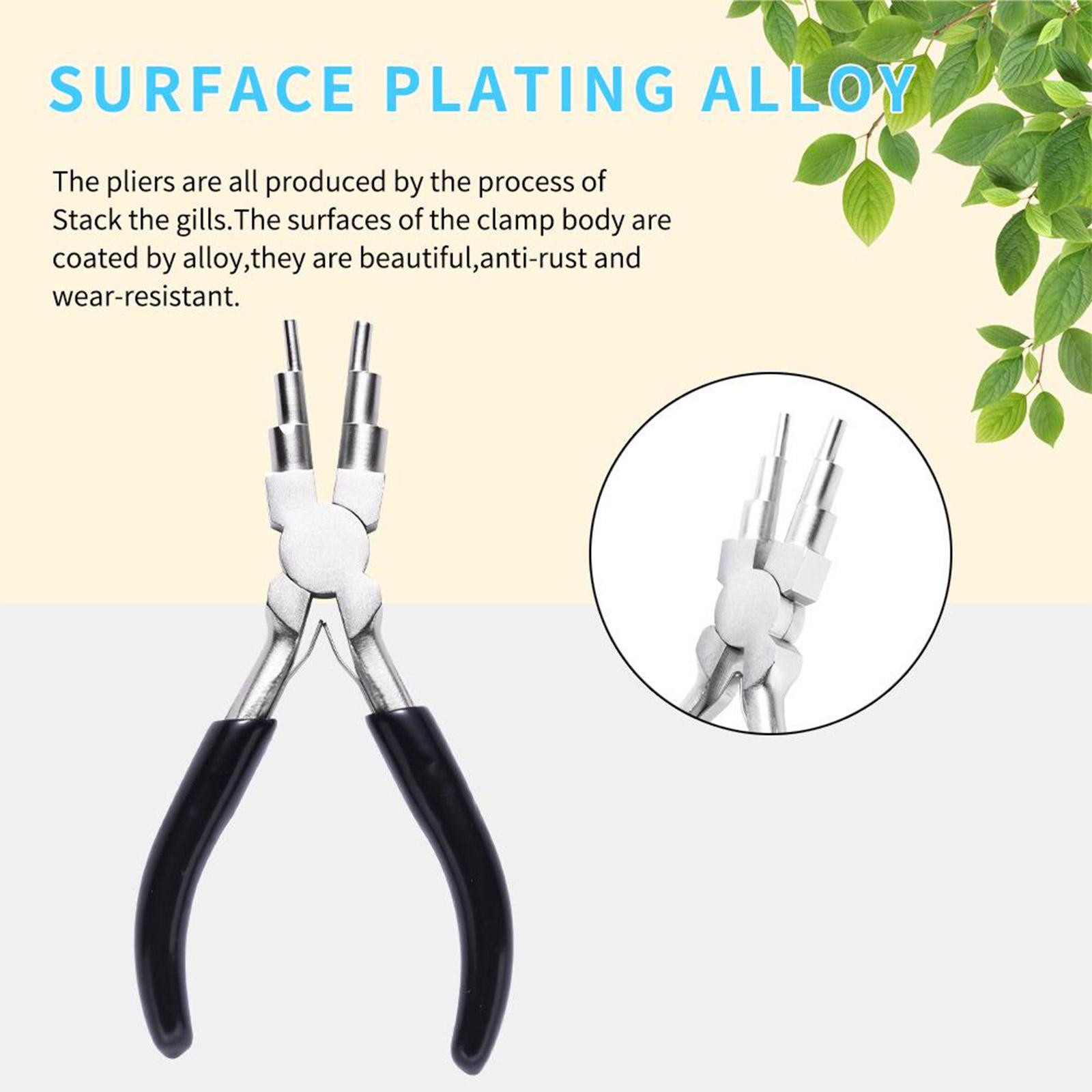 6-in-1 Bail Making Pliers Wire Looping Forming Jewelry Making Supplies