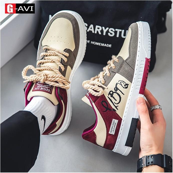 Giày thể thao nam, giày Sneaker nam kiểu dáng trẻ trung, phong cách cá tính AVi - C05