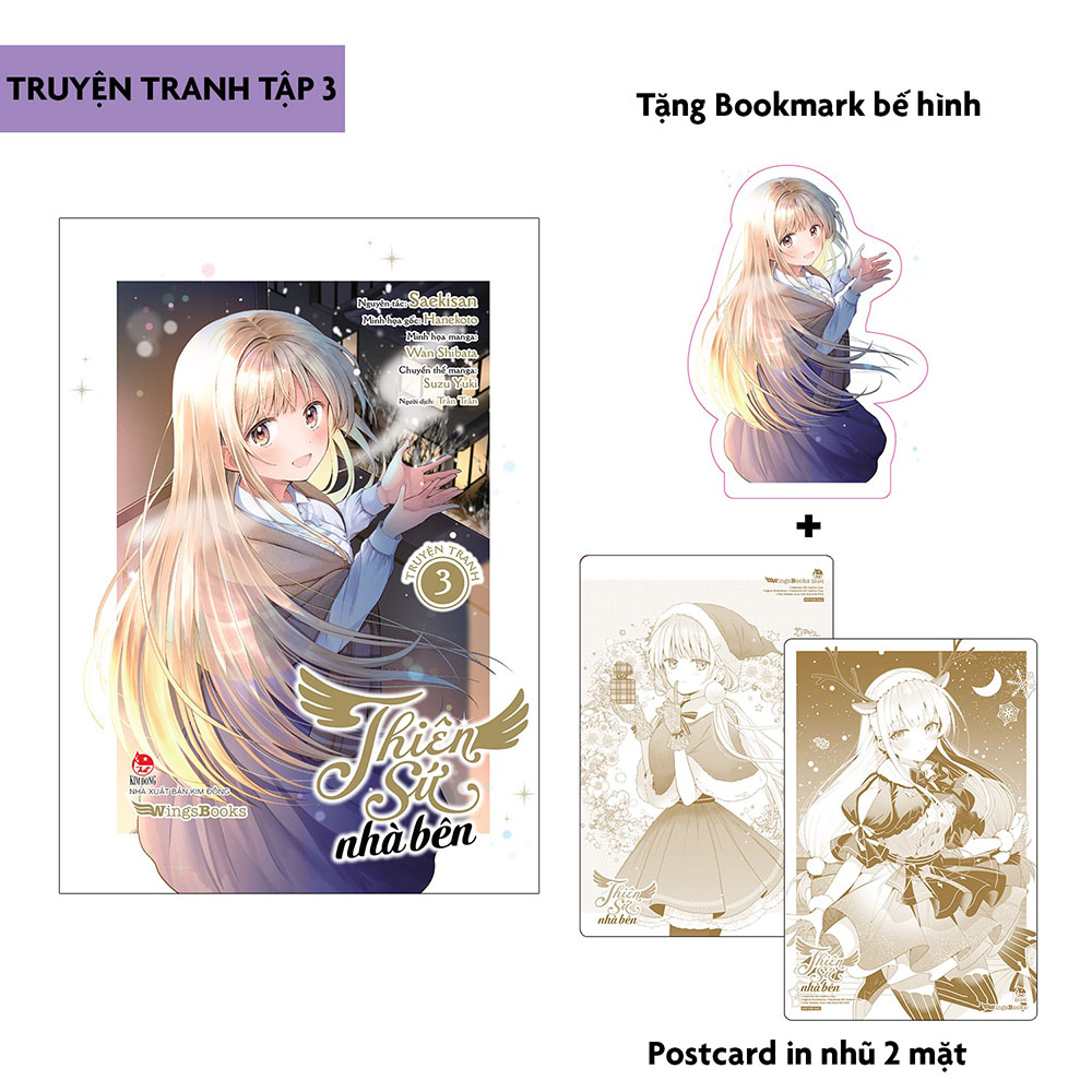 Thiên Sứ Nhà Bên (Truyện Tranh) – Tập 3 [Tặng Bookmark Bế Hình + Postcard In Nhũ 2 Mặt]